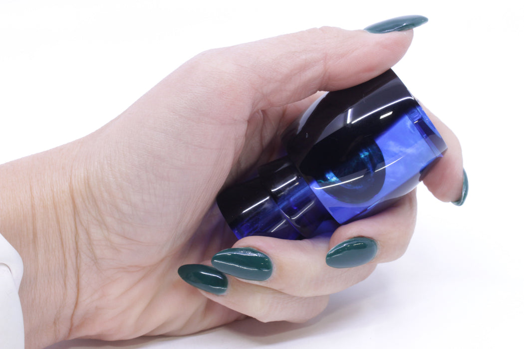 Moyes Lures Blue MOP Black Back Taxi Eyes Medium Secret 10" 2oz