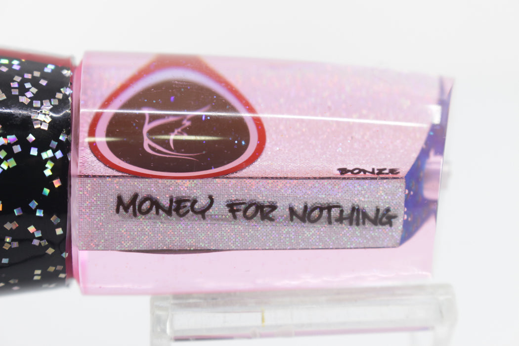 Bonze Lures Pink Rainbow Black Eyes Money For Nothing 12" 9oz Black-Pink