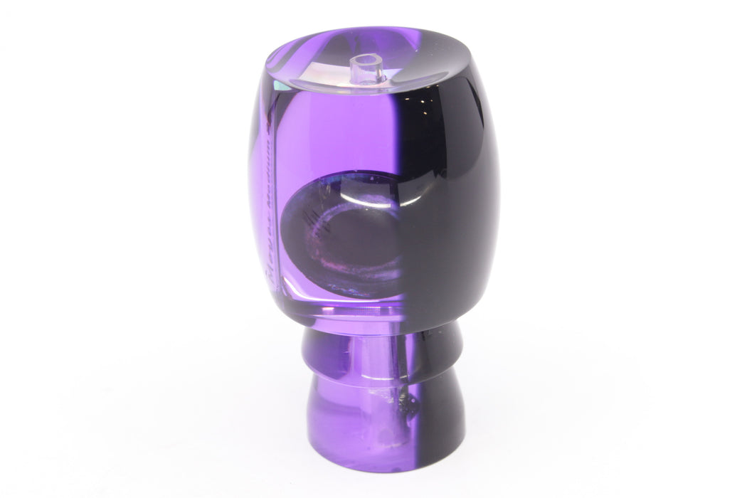 Moyes Lures Purple Mirrored Black Back Taxi Eyes Medium Secret 10" 2oz