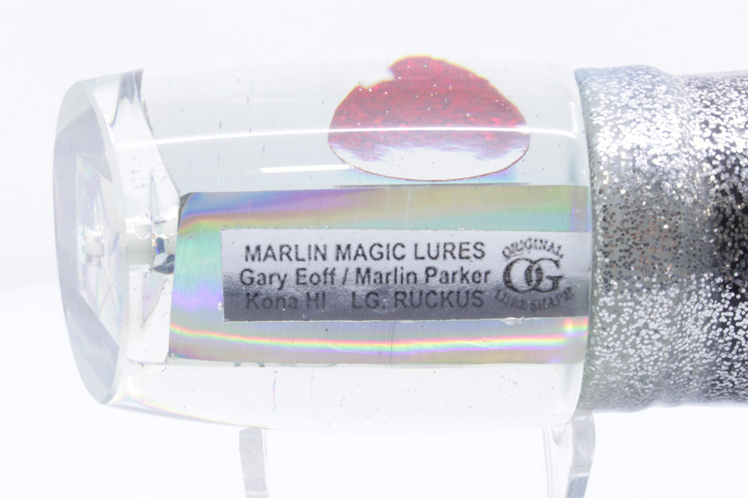 Marlin Magic Mirrored Red Eyes Large Ruckus 14" 13oz Skirted Blue Aurora