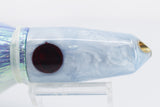 Tanigawa Lures Ice Blue Pearl 2-Hole Bullet 9"+ 8.5oz Flashabou Blue-White-Chartreuse