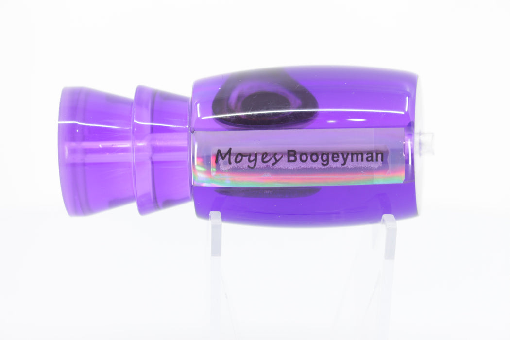 Moyes Lures Light Purple Rainbow Purple Back Taxi Eyes Boogeyman 12" 4oz