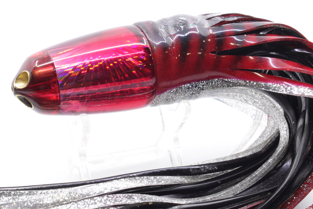 Koya Lures Red Rainbow Starburst 1/4" Jet Clean Sweep Bullet 10" 8.5oz Skirted