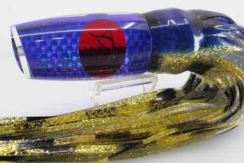 Bonze Lures Blue Rainbow Scale Red Eyes Notorious 14" 12oz Yellowfin