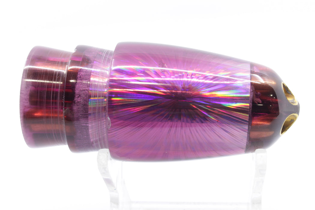 Koya Lures Purple Rainbow Starburst 1/4" Jet Clean Sweep Bullet 10" 5.5oz