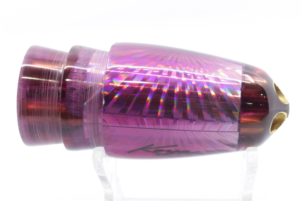 Koya Lures Purple Rainbow Starburst 1/4" Jet Clean Sweep Bullet 10" 5.5oz