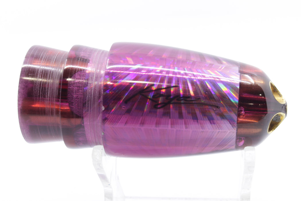 Koya Lures Purple Rainbow Starburst 1/4" Jet Clean Sweep Bullet 10" 5.5oz