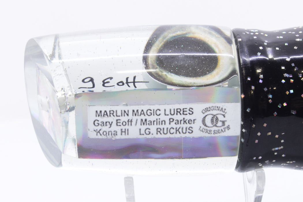 Marlin Magic Mirrored Taxi Eyes Large Ruckus 14" 13oz Skirted Black/Silver