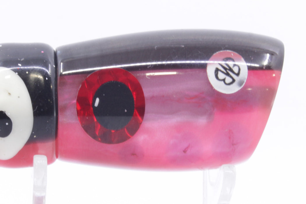 BMB Lures Pink Pearl Black Back Gobbstopper 9" 5.5oz Skirted Black-Pink New Pre-Owned