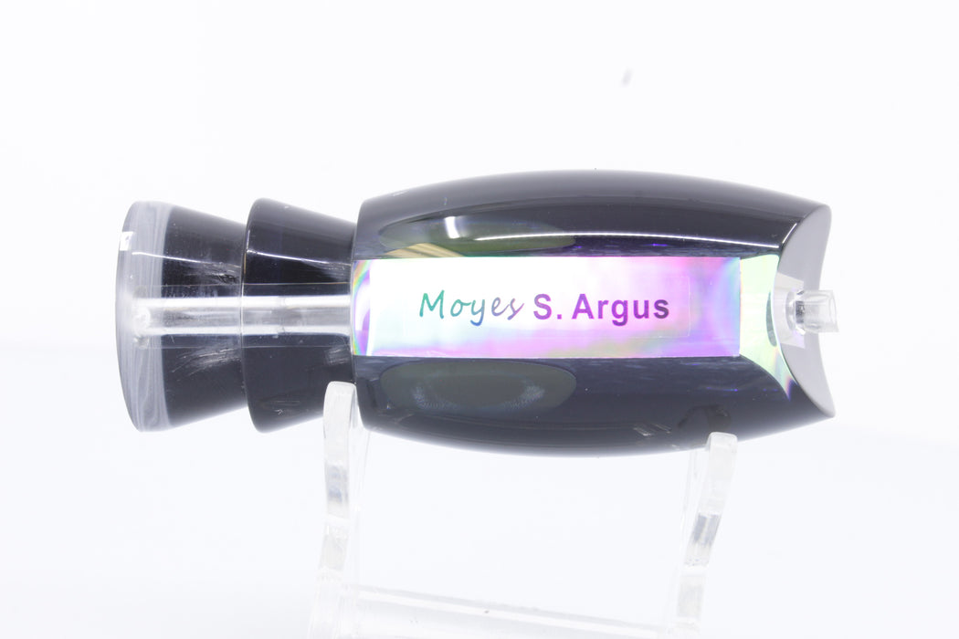 Moyes Lures Blue-Green Oil Slick Black Back Small Argus 12" 3.5oz