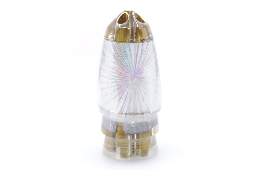 Koya Lures Silver Rainbow Starburst 1/4" Jet Clean Sweep Bullet 10" 5.5oz