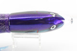 JB Signature Lures "Flying Fish" Purple-Blue-Silver Large Barrel Bomb 12" 10.5oz Skirted