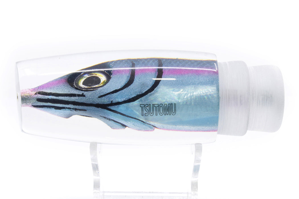 Tsutomu Lures Black-Blue-Pink Fish Head Ante Plunger 12" 6oz