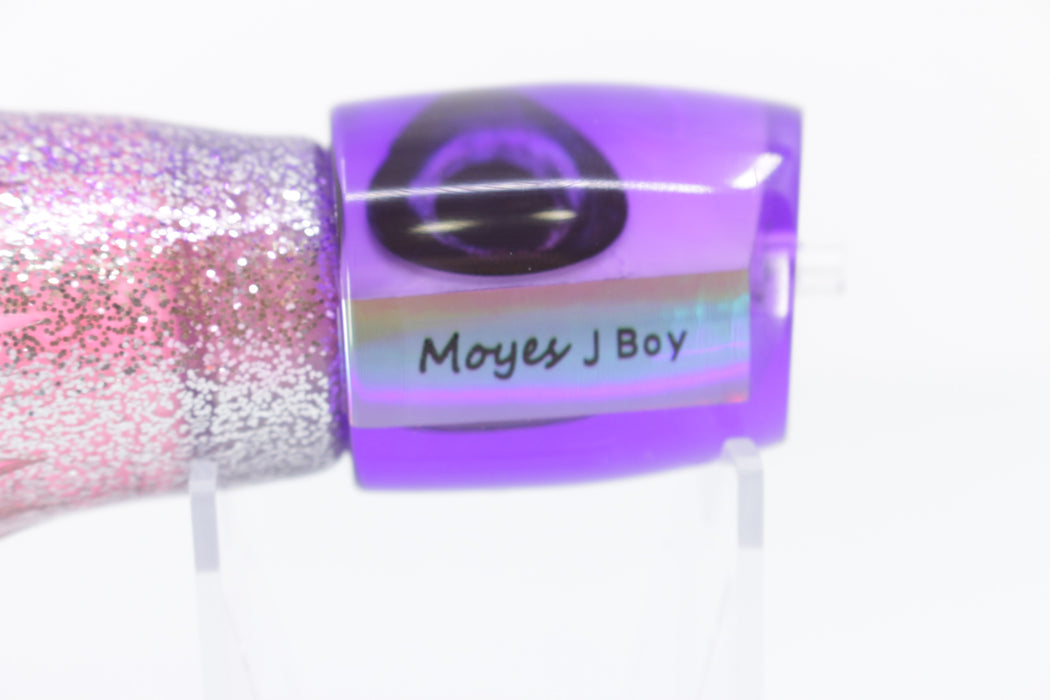 Moyes Lures Light Purple MOP Purple Back Medium J-Boy 12" 7oz Skirted