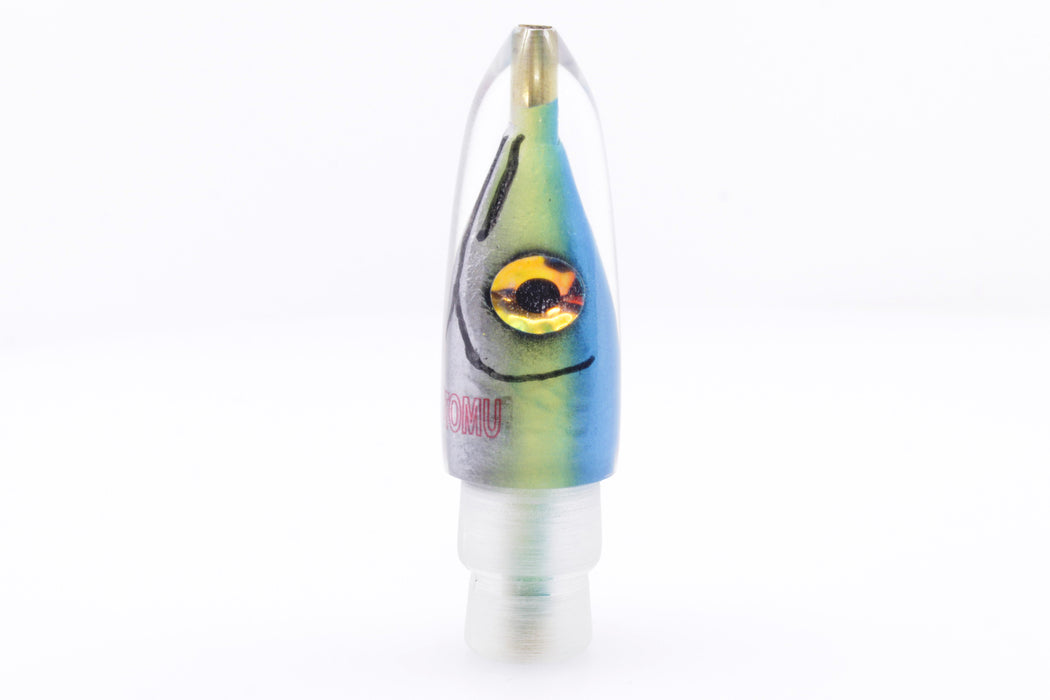 Tsutomu Lures Blue-Yellow Fish Head Poke Bullet 6" 2.2oz