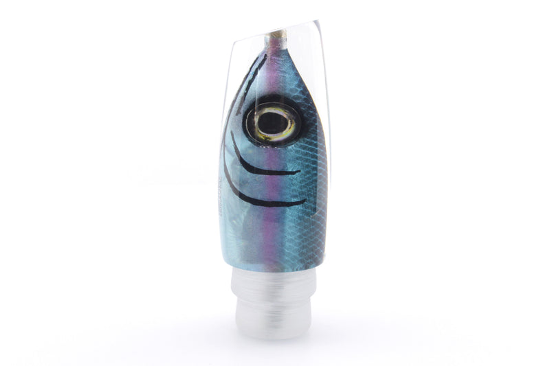 Tsutomu Lures Black-Blue-Pink Fish Head Ante Plunger 12" 6oz