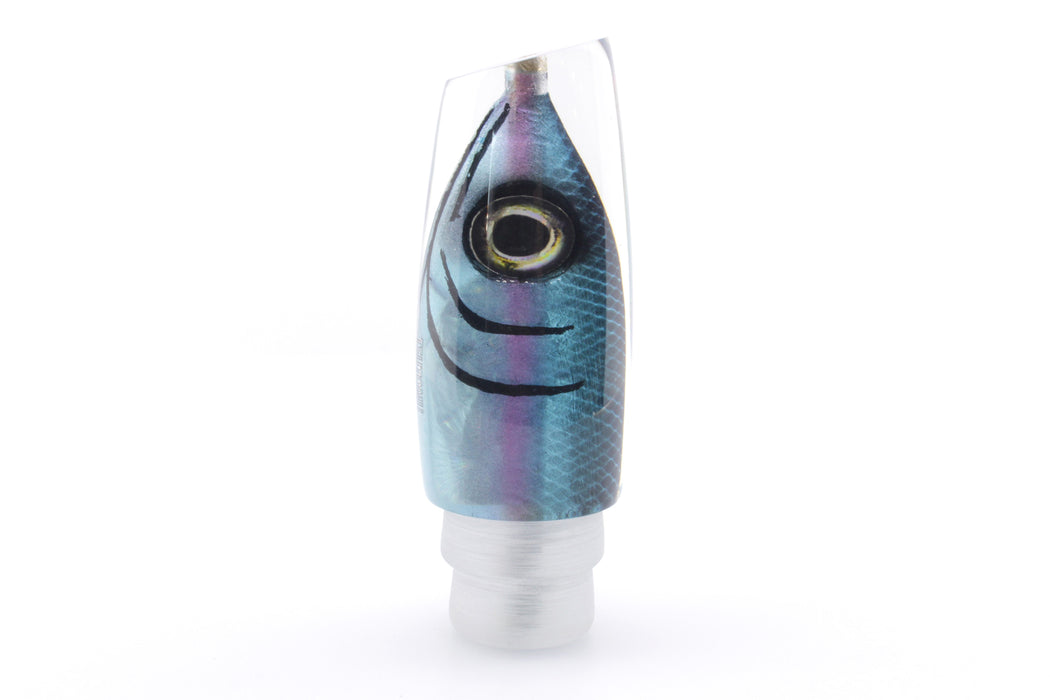 Tsutomu Lures Black-Blue-Pink Fish Head Ante Plunger 12" 6oz