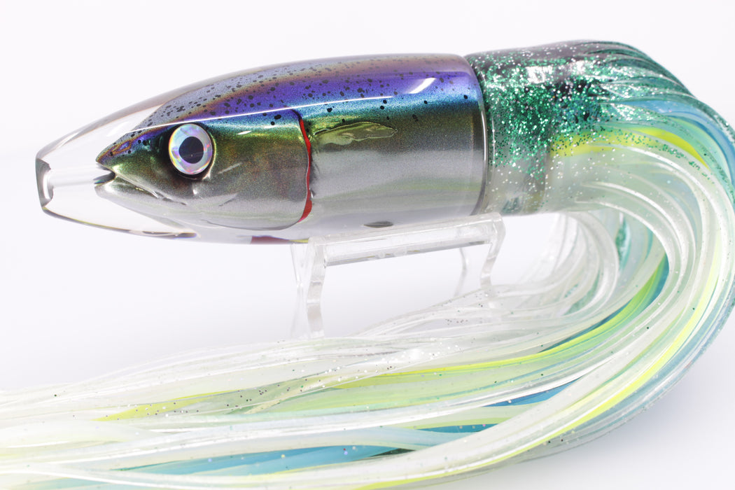 JB Signature Lures Deadly Blue-Green-Gold Large Barrel Bomb 12 10.5oz  Skirted