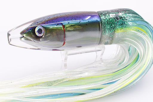 JB Signature Lures Deadly Blue-Green-Gold Large Barrel Bomb 12 10.5oz — GZ  Lures Big Game Supply