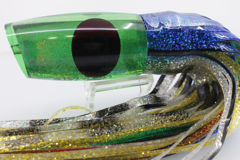 Bonze Lures Green Rainbow Red Eyes Ultimate 14" 12oz Evil