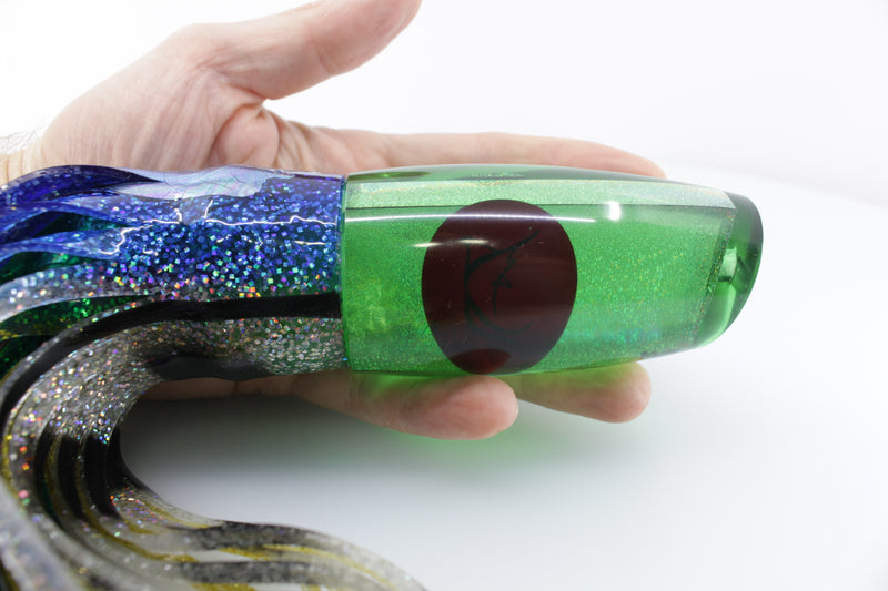 Bonze Lures Green Rainbow Red Eyes Ultimate 14" 12oz Evil