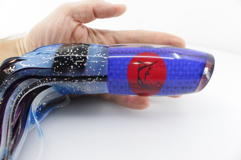 Bonze Lures Blue Rainbow Scale Red Eyes Ultimate 14" 12oz