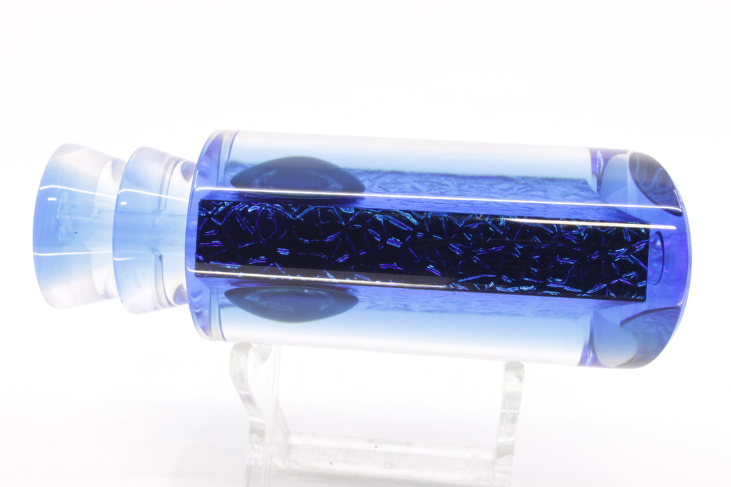 Moyes Lures Blue-Green Oil Slick Blue Back Medium Pipe Bomb 12" 4.6oz