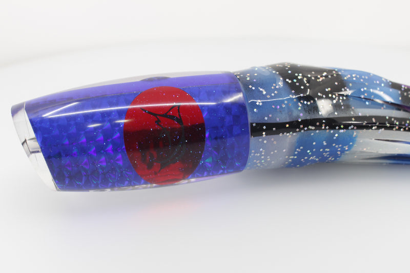 Bonze Lures Blue Rainbow Scale Red Eyes Ultimate 14" 12oz