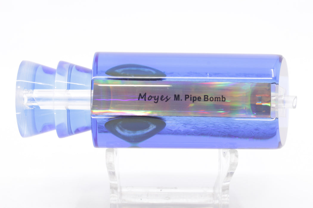 Moyes Lures Blue-Green Oil Slick Blue Back Medium Pipe Bomb 12" 4.6oz