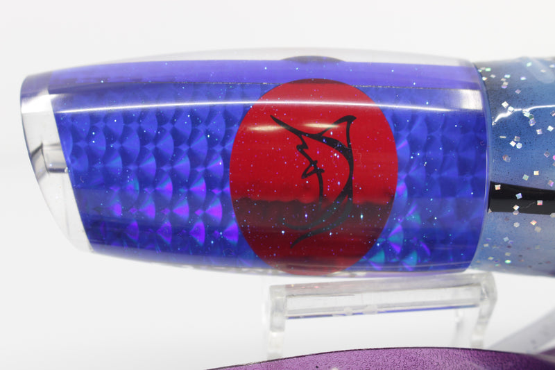 Bonze Lures Blue Rainbow Scale Red Eyes Ultimate 14" 12oz