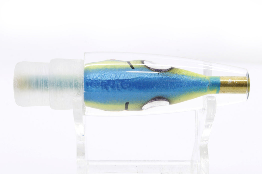 Tsutomu Lures Blue-Yellow Fish Head Poke Invert 6" 2.2oz