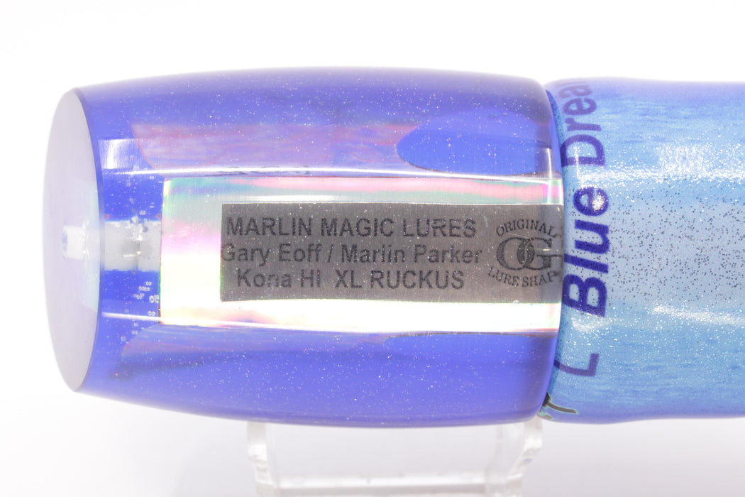 Marlin Magic Pink Awabi Blue Back Red Eyes XL Ruckus 16" 14oz FT Vinyl Blue Dream