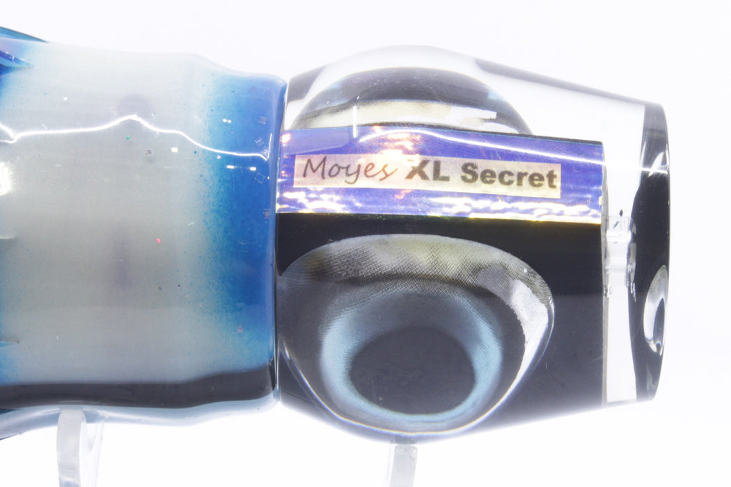 Moyes Lures Black Pearl Taxi Eyes XL Secret 14" 11.3oz Skirted New Pre-Owned