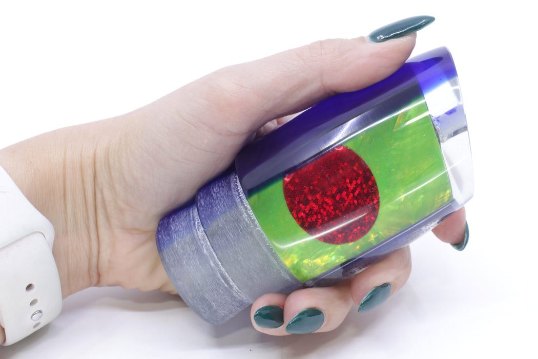 Marlin Magic Lime Green MOP Blue Back Red Eyes Large Ruckus 14" 8.6oz