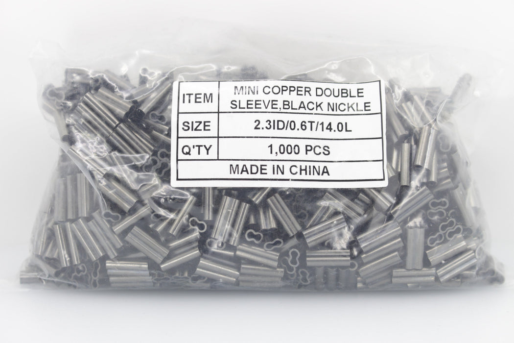 Diamond Mini Copper Double Sleeves - Cable Crimps EZ-K
