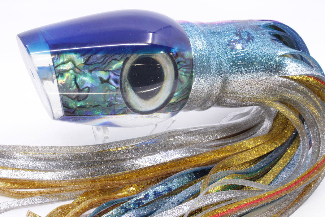 Marlin Magic Paua Shell Blue Back Papa Joe 16" 19oz Skirted Pink Line-Blue-Silver