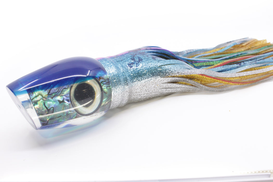Marlin Magic Paua Shell Blue Back Papa Joe 16" 19oz Skirted Pink Line-Blue-Silver