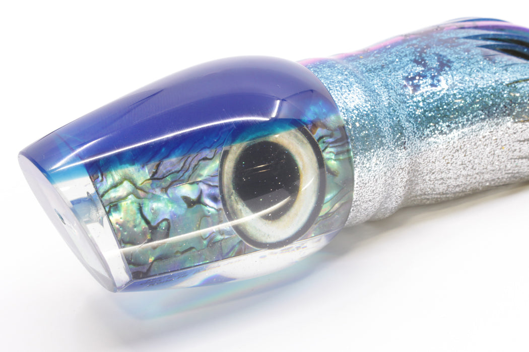 Marlin Magic Paua Shell Blue Back Papa Joe 16" 19oz Skirted Pink Line-Blue-Silver