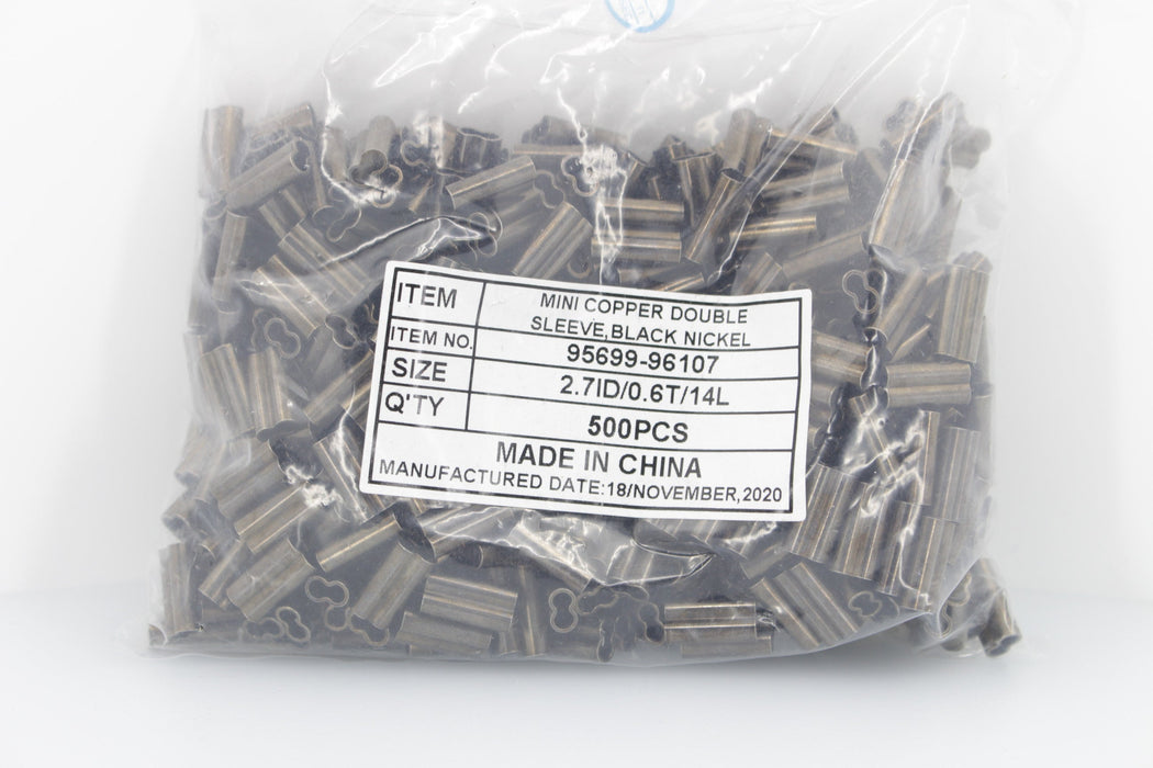 Diamond Mini Copper Double Sleeves - Cable Crimps EZ-K