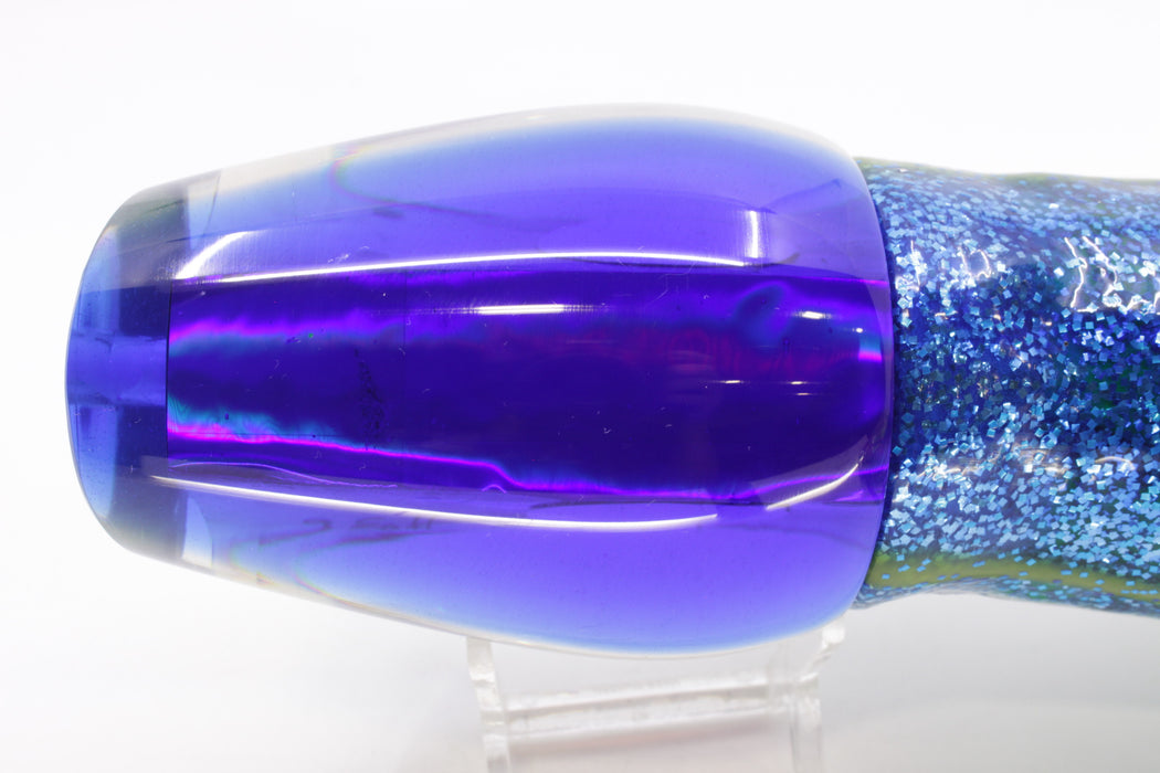 Marlin Magic Golden MOP Blue Back Papa Joe 16" 19oz Skirted Blue-Silver/Green