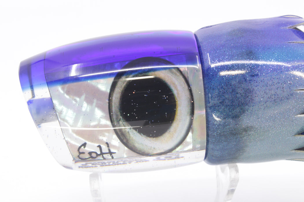 Marlin Magic White Awabi Blue Back Taxi Eyes Smokey Joe 12" 8.5oz Fire Tailz Vinyl