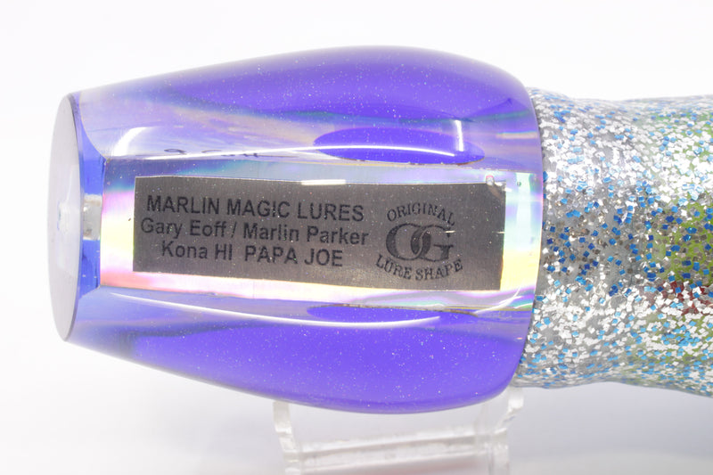 Marlin Magic Golden MOP Blue Back Papa Joe 16" 19oz Skirted Blue-Silver/Green