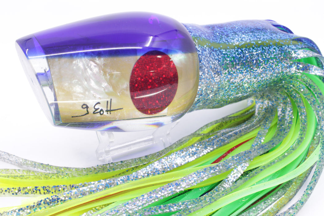 Marlin Magic Golden MOP Blue Back Papa Joe 16" 19oz Skirted Blue-Silver/Green