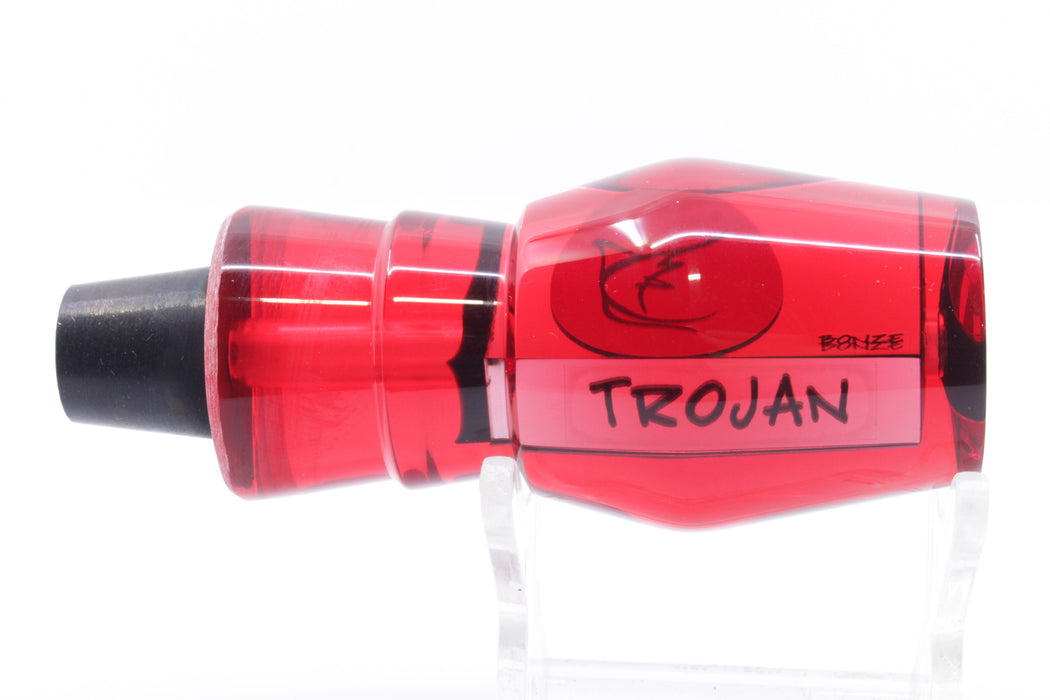 Bonze Lures Red Mirrored Red Eyes Trojan 10" 2.2oz Head Only