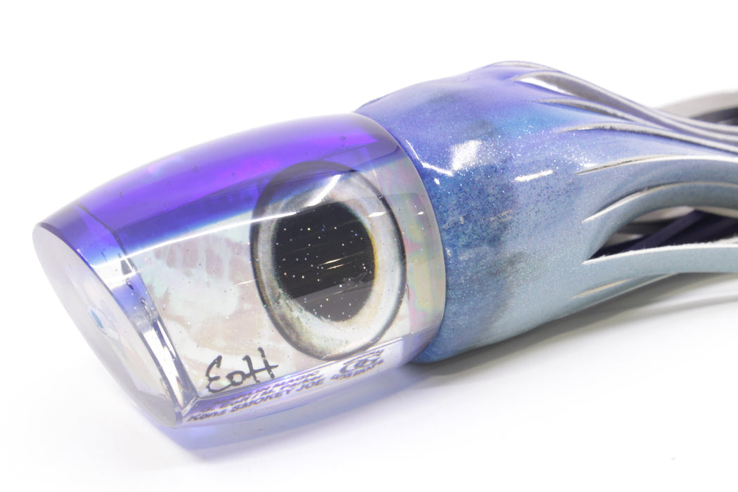 Marlin Magic White Awabi Blue Back Taxi Eyes Smokey Joe 12" 8.5oz Fire Tailz Vinyl