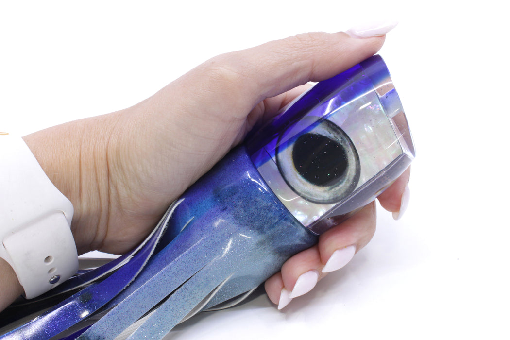 Marlin Magic White Awabi Blue Back Taxi Eyes Smokey Joe 12" 8.5oz Fire Tailz Vinyl