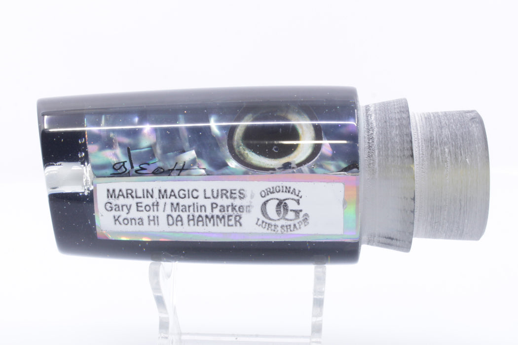 Marlin Magic Lures Blue-Purple Abalone Black Back Taxi Eyes Da Hammer 14" 9.4oz