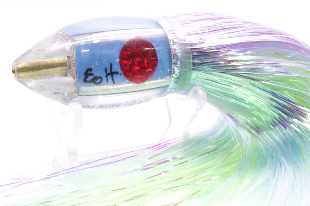 Marlin Magic Lures Blue MOP Jumbo Jetted Teardrop AP Bullet 9" 5.2oz Flashabou