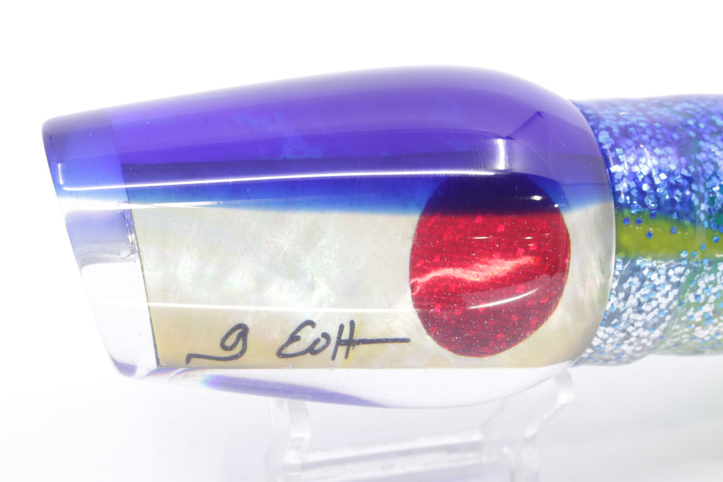 Marlin Magic Golden MOP Blue Back Red Eyes Captain's Choice 14" 12.5oz Skirted