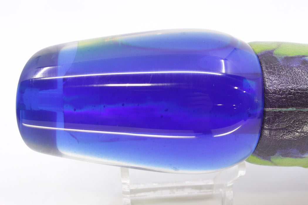 Marlin Magic Lime Green MOP Blue Back Red Eyes Captain's Choice 14" 11oz ALV Tuna